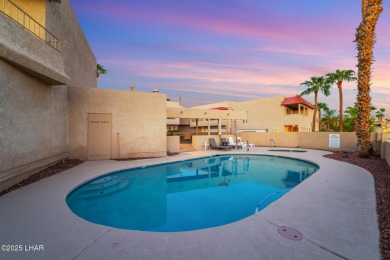 Enjoy panoramic views of the lake, golf course, and surrounding on London Bridge Golf Course in Arizona - for sale on GolfHomes.com, golf home, golf lot