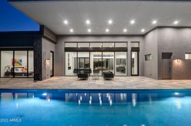 This stunning contemporary home situated in Blackstone Country on Blackstone Country Club in Arizona - for sale on GolfHomes.com, golf home, golf lot