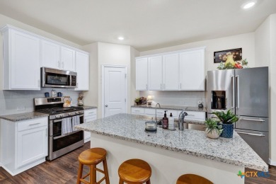 Discover your dream home at 1444 Harwell Loop, nestled in the on Plum Creek Golf Club in Texas - for sale on GolfHomes.com, golf home, golf lot