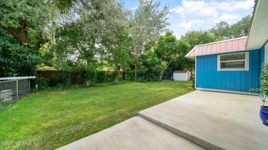 Discover 65 Deltona Blvd, where modern updates meet the on St. Augustine Shores Golf Club in Florida - for sale on GolfHomes.com, golf home, golf lot