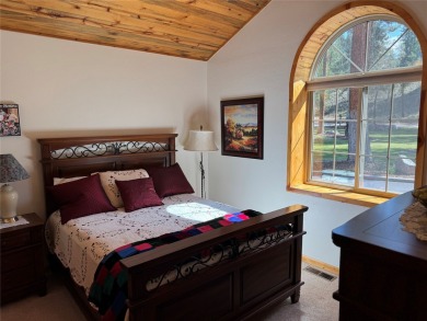 Beautiful open concept single level custom home overlooking the on Double Arrow Lodge in Montana - for sale on GolfHomes.com, golf home, golf lot