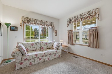 Welcome to this beautiful RANCH townhome situated on a premium on Carillon Lakes 3 Hole Course in Illinois - for sale on GolfHomes.com, golf home, golf lot