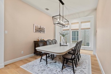 Modern farmhouse-style home backing to gorgeous HOA maintained on The Tribute At the Colony in Texas - for sale on GolfHomes.com, golf home, golf lot