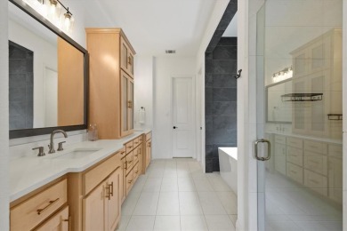 Modern farmhouse-style home backing to gorgeous HOA maintained on The Tribute At the Colony in Texas - for sale on GolfHomes.com, golf home, golf lot