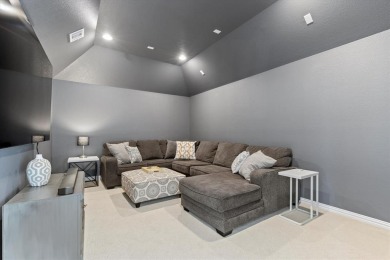 Modern farmhouse-style home backing to gorgeous HOA maintained on The Tribute At the Colony in Texas - for sale on GolfHomes.com, golf home, golf lot
