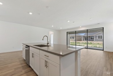 This brand-new, single-story home is located at Trilogy Valor, a on Falcon Crest Golf Club in Idaho - for sale on GolfHomes.com, golf home, golf lot