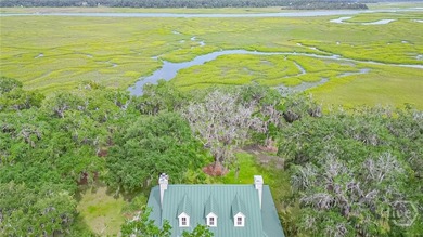 Build your coastal dream home on this beautiful marsh-front lot on Sapelo Hammock Golf Club in Georgia - for sale on GolfHomes.com, golf home, golf lot