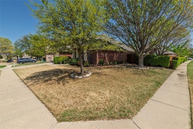 Located on an interior corner lot and shaded by beautiful mature on Stonebridge Ranch Country Club in Texas - for sale on GolfHomes.com, golf home, golf lot