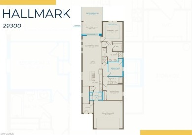 This stunning Hallmark Home Plan offers three spacious bedrooms on Valencia Golf and Country Club in Florida - for sale on GolfHomes.com, golf home, golf lot
