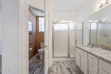 This gorgeous 2 bedroom, 2 bath home with a den is located in on Arizona Traditions Golf Club in Arizona - for sale on GolfHomes.com, golf home, golf lot