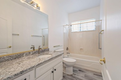 This gorgeous 2 bedroom, 2 bath home with a den is located in on Arizona Traditions Golf Club in Arizona - for sale on GolfHomes.com, golf home, golf lot