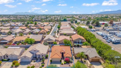 This gorgeous 2 bedroom, 2 bath home with a den is located in on Arizona Traditions Golf Club in Arizona - for sale on GolfHomes.com, golf home, golf lot