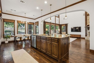 Stunning former model home perfectly positioned on the 13th hole on Lantana Golf Club in Texas - for sale on GolfHomes.com, golf home, golf lot