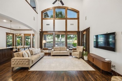 Stunning former model home perfectly positioned on the 13th hole on Lantana Golf Club in Texas - for sale on GolfHomes.com, golf home, golf lot