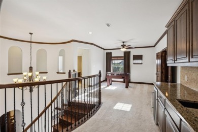 Stunning former model home perfectly positioned on the 13th hole on Lantana Golf Club in Texas - for sale on GolfHomes.com, golf home, golf lot