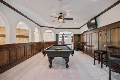Stunning former model home perfectly positioned on the 13th hole on Lantana Golf Club in Texas - for sale on GolfHomes.com, golf home, golf lot
