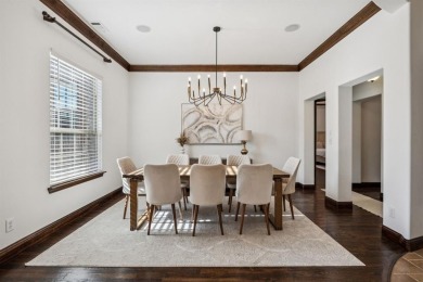 Stunning former model home perfectly positioned on the 13th hole on Lantana Golf Club in Texas - for sale on GolfHomes.com, golf home, golf lot