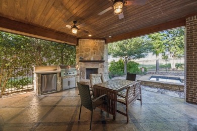 Stunning former model home perfectly positioned on the 13th hole on Lantana Golf Club in Texas - for sale on GolfHomes.com, golf home, golf lot