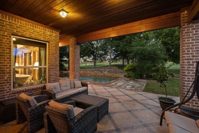 Stunning former model home perfectly positioned on the 13th hole on Lantana Golf Club in Texas - for sale on GolfHomes.com, golf home, golf lot