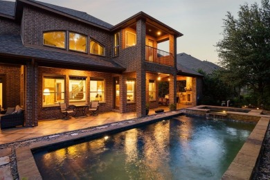 Stunning former model home perfectly positioned on the 13th hole on Lantana Golf Club in Texas - for sale on GolfHomes.com, golf home, golf lot