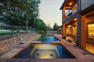 Stunning former model home perfectly positioned on the 13th hole on Lantana Golf Club in Texas - for sale on GolfHomes.com, golf home, golf lot