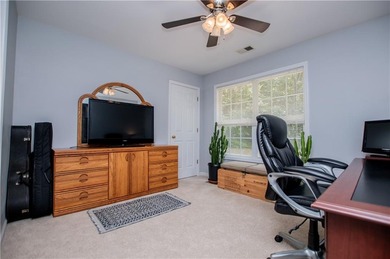 Welcome home! Step inside from the inviting wrap-around front on Creekside Golf and Country Club in Georgia - for sale on GolfHomes.com, golf home, golf lot