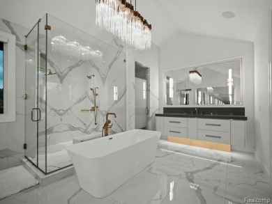 Welcome to this show-stopping estate in the prestigious gated on Meadowbrook Country Club in Michigan - for sale on GolfHomes.com, golf home, golf lot