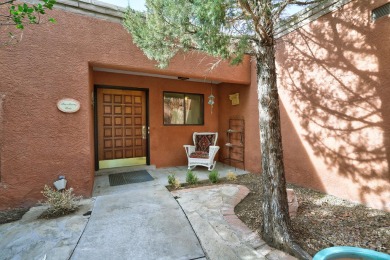 Stately comfort of parquet floors, gorgeous wood wall den w/gas on The Canyon Club in New Mexico - for sale on GolfHomes.com, golf home, golf lot