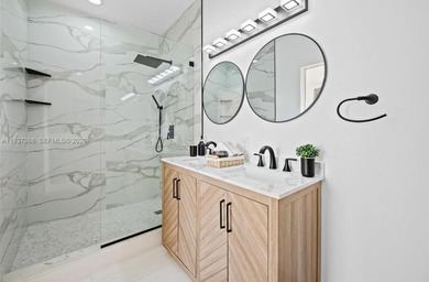 Welcome to this stunning, fully furnished modern residence on Eco Golf Club in Florida - for sale on GolfHomes.com, golf home, golf lot