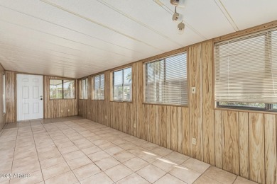 This spacious home features a SPLIT floorplan w/ 3 BEDROOMS & 2 on Sun Lakes Country Club in Arizona - for sale on GolfHomes.com, golf home, golf lot