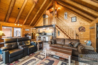 Welcome to this charming rustic log home, beautifully situated on Red Lodge Golf Club in Montana - for sale on GolfHomes.com, golf home, golf lot