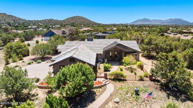 Welcome to refined high desert living in this exceptional custom on Talking Rock Golf Club in Arizona - for sale on GolfHomes.com, golf home, golf lot