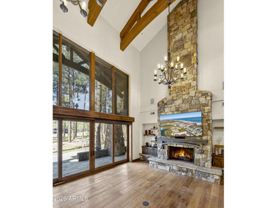 Rustic elegance perfectly situated with panoramic golf course on Forest Highlands Golf Club - The Canyon in Arizona - for sale on GolfHomes.com, golf home, golf lot