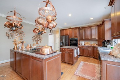 Welcome to a truly exceptional residence, nestled on over an on Governors Club in North Carolina - for sale on GolfHomes.com, golf home, golf lot