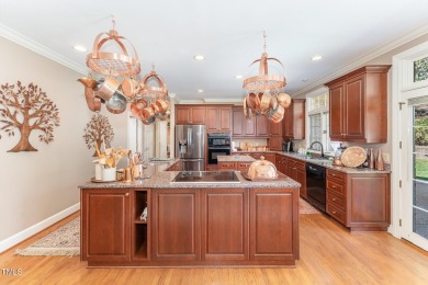 Welcome to a truly exceptional residence, nestled on over an on Governors Club in North Carolina - for sale on GolfHomes.com, golf home, golf lot