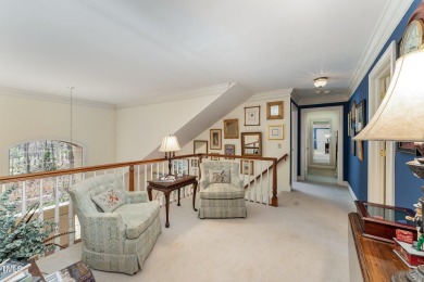 Welcome to a truly exceptional residence, nestled on over an on Governors Club in North Carolina - for sale on GolfHomes.com, golf home, golf lot