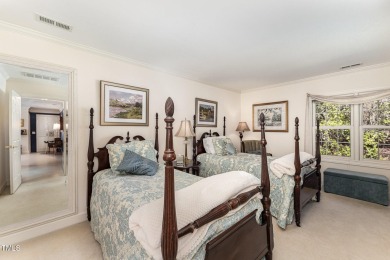 Welcome to a truly exceptional residence, nestled on over an on Governors Club in North Carolina - for sale on GolfHomes.com, golf home, golf lot