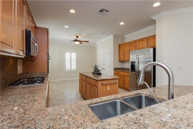 Immaculate Lincoln model with paver driveway, large courtyard on Revere Golf Club in Nevada - for sale on GolfHomes.com, golf home, golf lot