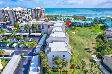 Upgraded top floor unit with ocean, golf course & pond views on Ocean Village Golf Course in Florida - for sale on GolfHomes.com, golf home, golf lot