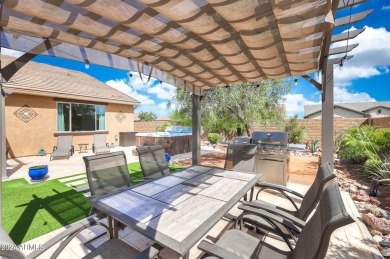 This 4-bedroom retreat, built in 2021, with a 3-car garage on a on Estrella Mountain Ranch Golf Course in Arizona - for sale on GolfHomes.com, golf home, golf lot