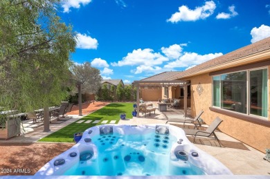 This 4-bedroom retreat, built in 2021, with a 3-car garage on a on Estrella Mountain Ranch Golf Course in Arizona - for sale on GolfHomes.com, golf home, golf lot