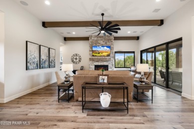 Completed in 2024, this residence enjoys a prime location along on Talking Rock Golf Club in Arizona - for sale on GolfHomes.com, golf home, golf lot