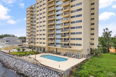 Two bedroom, two bath flat at the iconic Bayshore Condominium on Pensacola Country Club in Florida - for sale on GolfHomes.com, golf home, golf lot