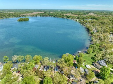 LAKEFRONT 269-Acre ALL-SPORT Pleasant Lake! Stunning views on Hankerd Hills Golf Course in Michigan - for sale on GolfHomes.com, golf home, golf lot