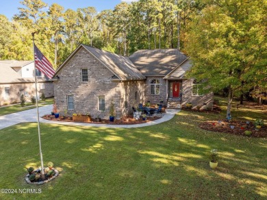 Discover stress-free coastal living in this beautiful 4BR 3BA on Cypress Landing Golf Club in North Carolina - for sale on GolfHomes.com, golf home, golf lot