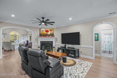 Discover stress-free coastal living in this beautiful 4BR 3BA on Cypress Landing Golf Club in North Carolina - for sale on GolfHomes.com, golf home, golf lot