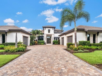 Welcome to 11885 Via Salerno Way, an exquisite waterfront on Miromar Lakes Golf Club in Florida - for sale on GolfHomes.com, golf home, golf lot