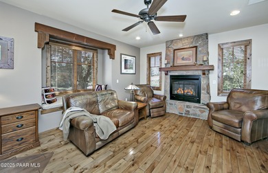 Located on a cul-de-sac, this stunning mountain luxury custom on Talking Rock Golf Club in Arizona - for sale on GolfHomes.com, golf home, golf lot