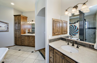 Located on a cul-de-sac, this stunning mountain luxury custom on Talking Rock Golf Club in Arizona - for sale on GolfHomes.com, golf home, golf lot