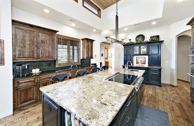 Located on a cul-de-sac, this stunning mountain luxury custom on Talking Rock Golf Club in Arizona - for sale on GolfHomes.com, golf home, golf lot